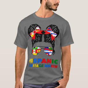 Camiseta Mes de herencia hispánica nacional: Meses de mujer