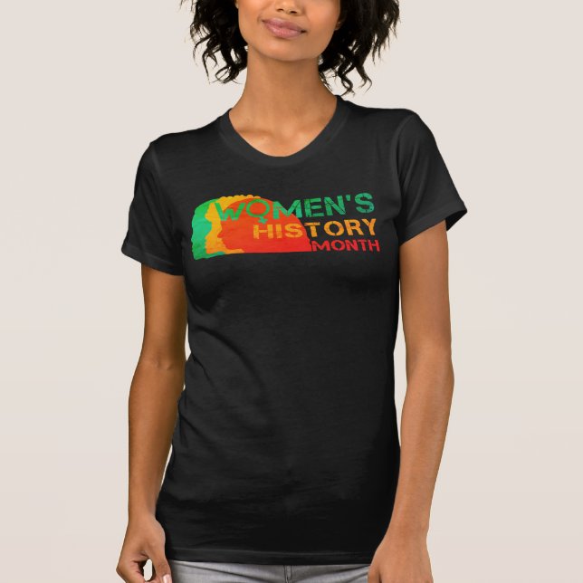 CAMISETA MES DE HISTORIA DE LA MUJER (Anverso)