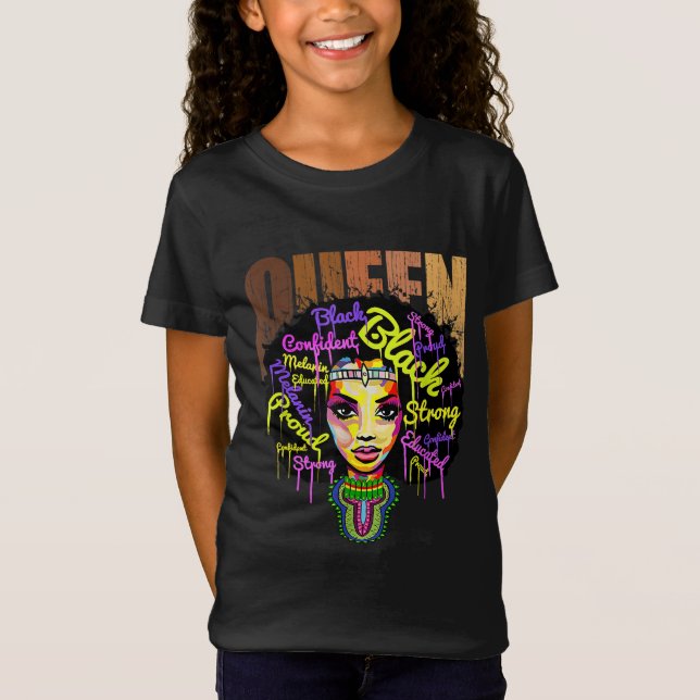 Camiseta Mes de historia del orgullo negro Africano-Norteam (Anverso)