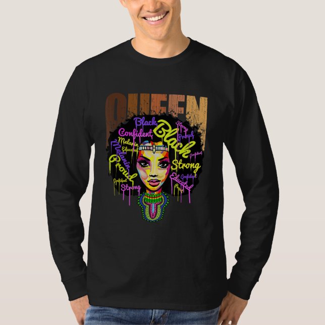 Camiseta Mes de historia del orgullo negro Africano-Norteam (Anverso)