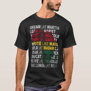 Camiseta Mes de historia del poder negro Orgullo afroameric