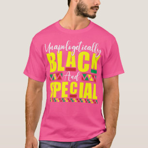 Camiseta Mes de Historia Especial y Negro sin remordimiento