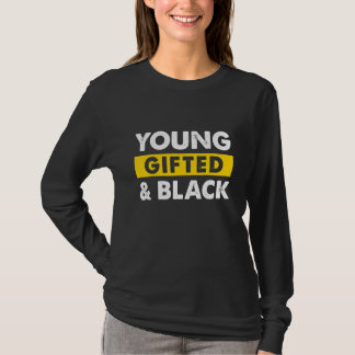 Camiseta Mes de historia joven y negra BLM Melanin Orgullo