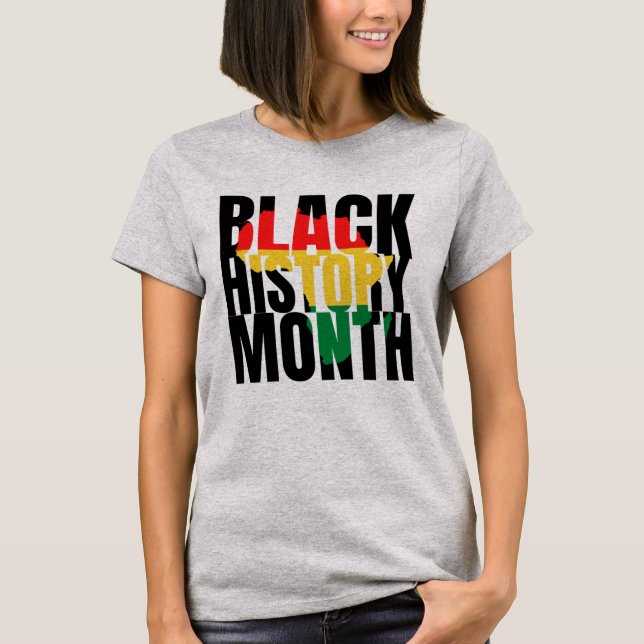 Camiseta Mes de historia negra (Anverso)