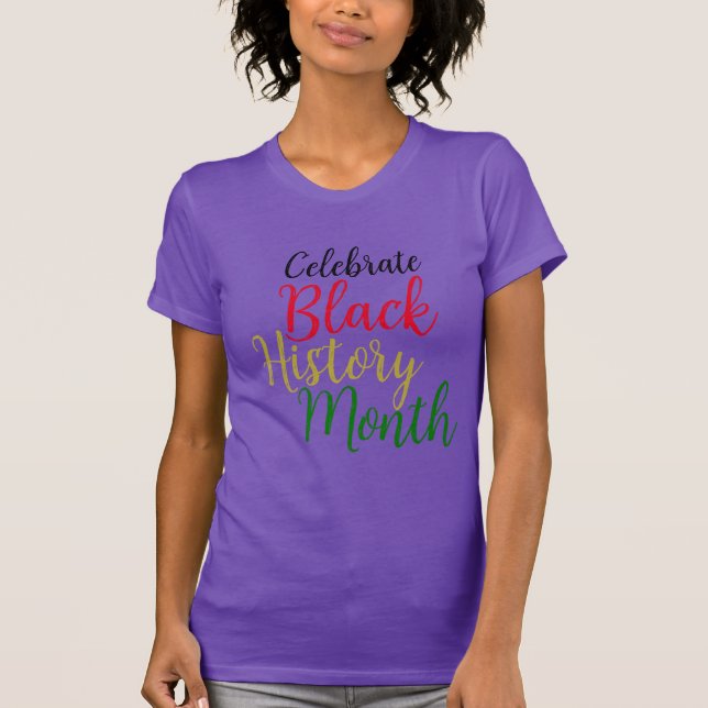 Camiseta Mes de historia negra (Anverso)