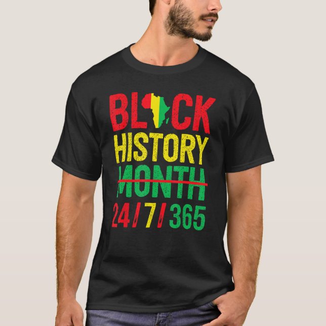 Camiseta Mes de historia negra (Anverso)