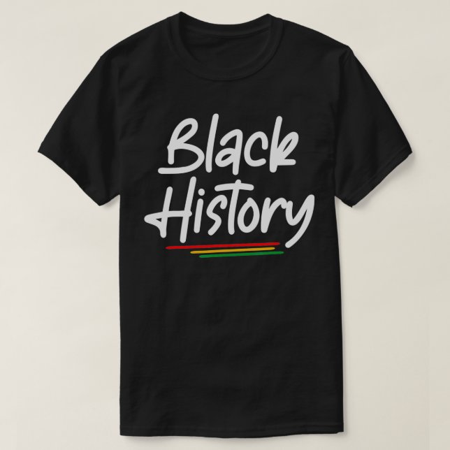 Camiseta Mes de historia negra (Diseño del anverso)