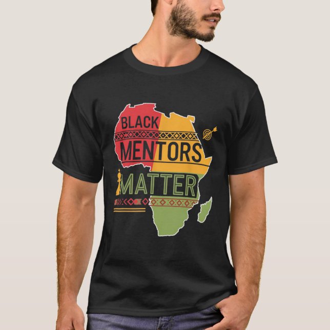 Camiseta Mes de historia negra 2025 Problema de mentores ne (Anverso)