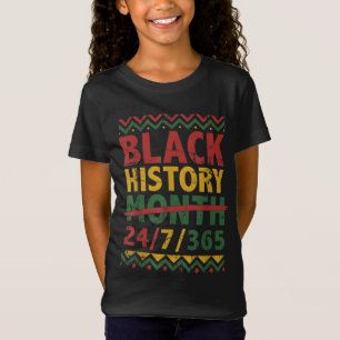 Camiseta Mes de historia negra 247365 con bandera africana