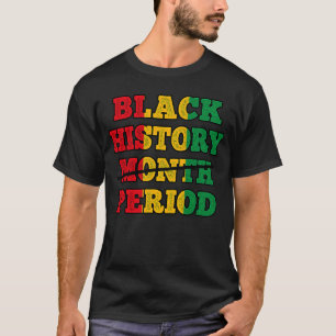 Camiseta Mes de historia negra africana periodo del orgullo