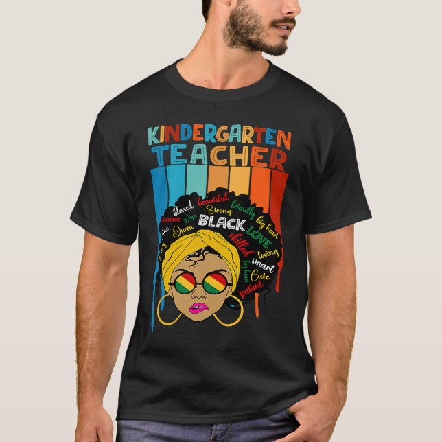 Camiseta Mes de historia negra afro-inteligente para guarde (Anverso)