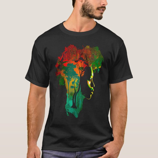 Camiseta Mes de historia negra, ancestores afroamericanos r (Anverso)