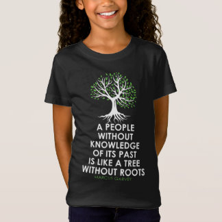 Camiseta Mes de historia negra - Árbol sin raíz - Negro es