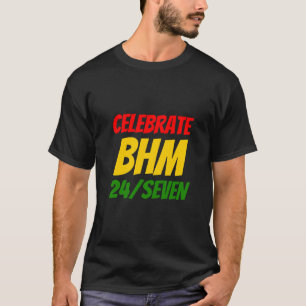 Camiseta Mes de historia negra CELEBRAR BHM 24/SIETE