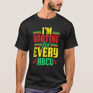 Camiseta Mes de historia negra de HBCU que estoy buscando p