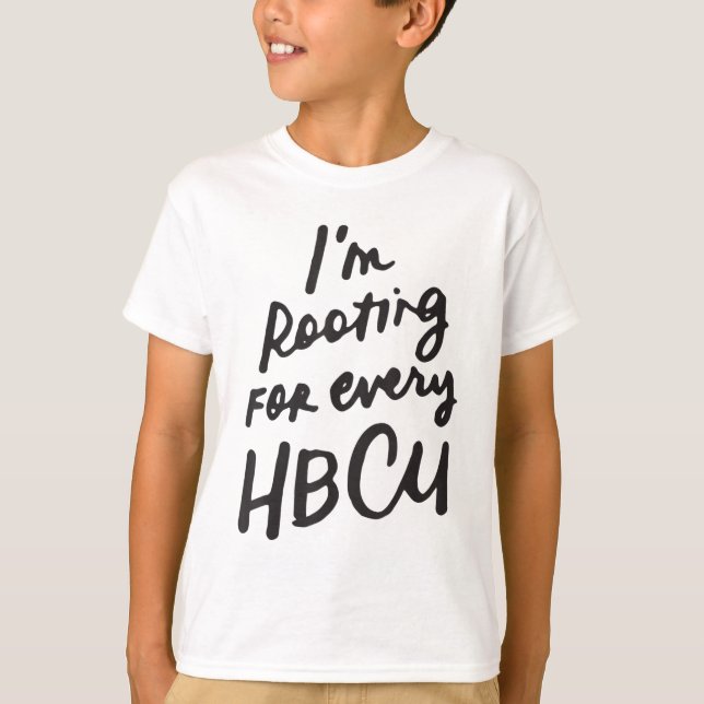 Camiseta Mes de historia negra de HBCU que estoy buscando p (Anverso)