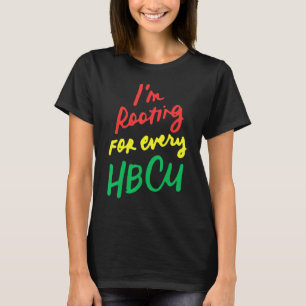 Camiseta Mes de historia negra de HBCU que estoy buscando p