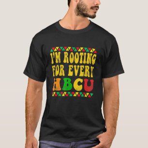 Camiseta Mes de historia negra de HBCU que estoy buscando p