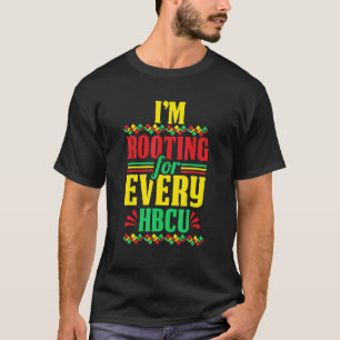 Camiseta Mes de historia negra de Hbcu que estoy ganando po