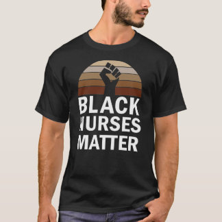 Camiseta Mes de historia negra de las enfermeras negras