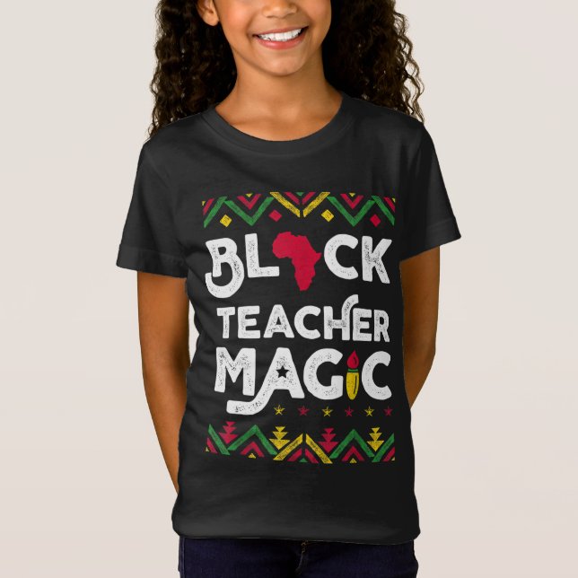Camiseta Mes de historia negra del maestro de magia negro (Anverso)