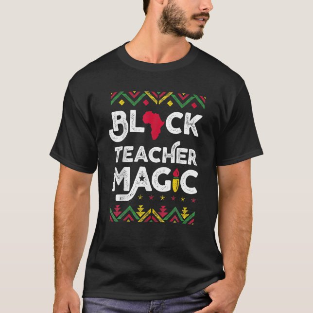 Camiseta Mes de historia negra del maestro de magia negro (Anverso)