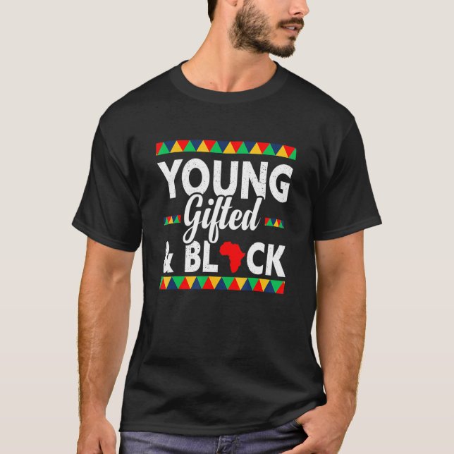 Camiseta Mes de historia negra del orgullo negro de África  (Anverso)