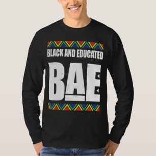 Camiseta Mes de historia negra educada y negra