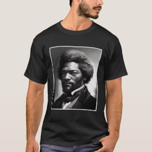Camiseta Mes de historia negra Frederick Douglass Charcoal 