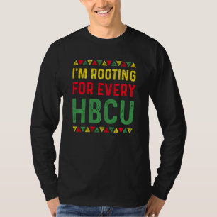 Camiseta Mes De Historia Negra Hbcu Estoy Apoyando Cada Hbc