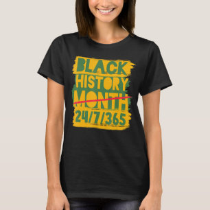 Camiseta Mes de historia negra masculina 247365 Black Histo