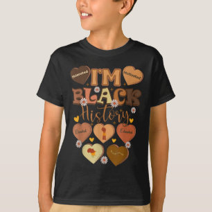 Camiseta Mes de historia negra motivada y educada