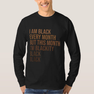 Camiseta Mes de historia negra mujer africana - negra