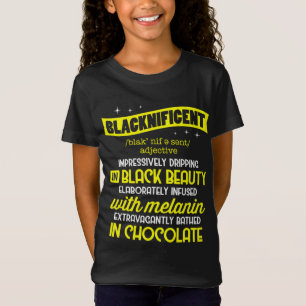 Camiseta Mes de historia negra para hombres mujeres negras
