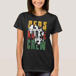 Camiseta Mes de historia negra pediatra de enfermería de PE