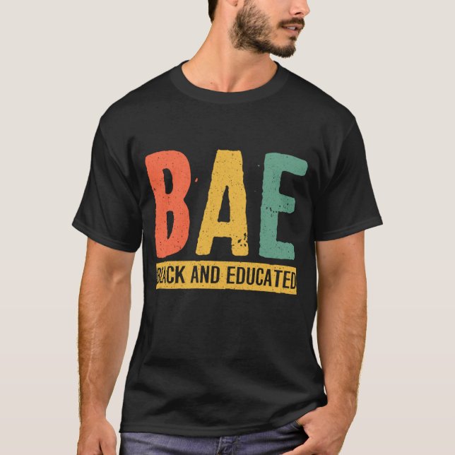 Camiseta Mes de historia negra Regalos Black Pride BAE Blac (Anverso)