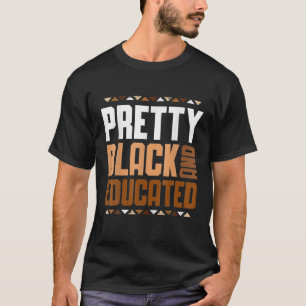Camiseta Mes de historia negra y educada BLM en bonito