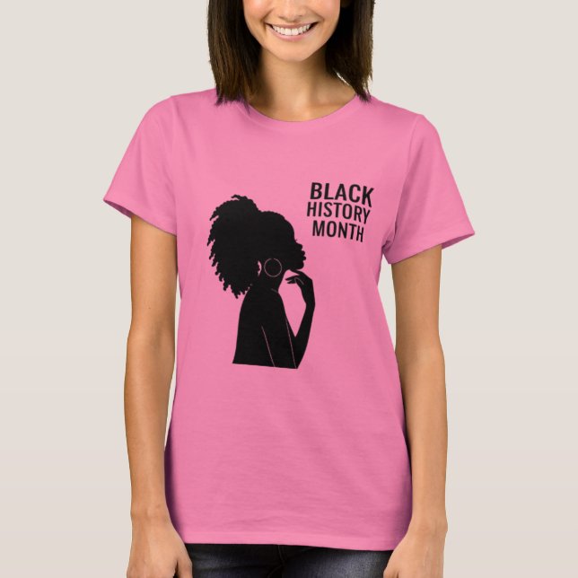 Camiseta mes de historial negro (Anverso)
