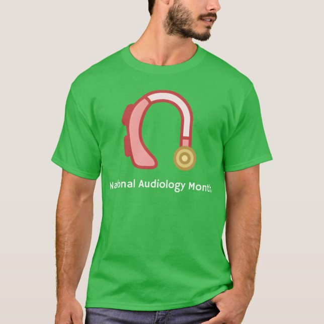 Camiseta Mes de la Audiología retro (Anverso)