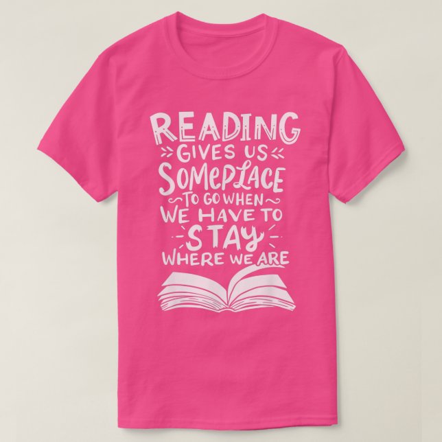 Camiseta Mes de la biblioteca de lectura de libros de lectu (Diseño del anverso)