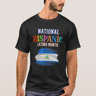 Camiseta Mes de la ceremonia hispana Prideful Latin Spanish