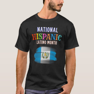 Camiseta Mes de la ceremonia hispana Prideful Latin Spanish