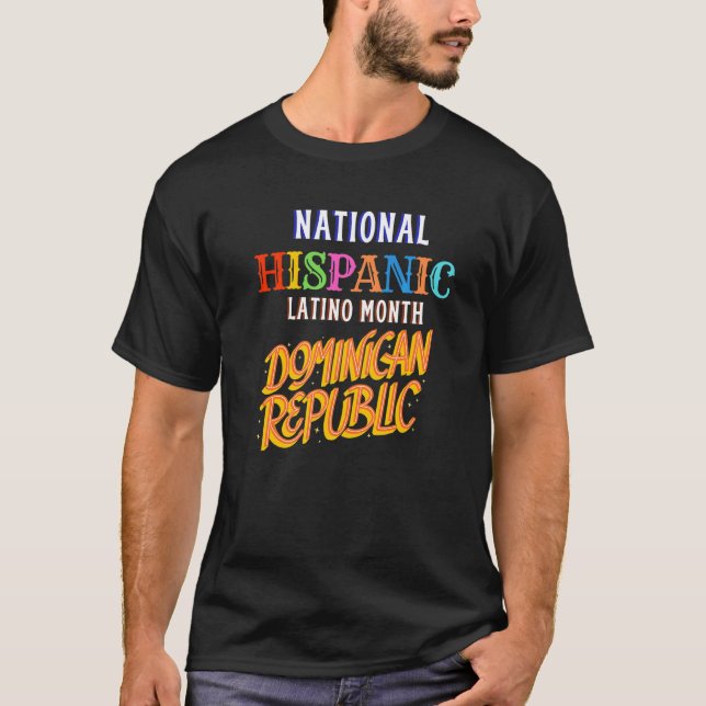 Camiseta Mes de la ceremonia hispana Prideful Latin Spanish (Anverso)