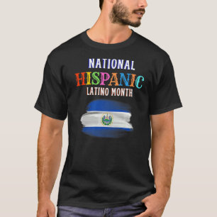 Camiseta Mes de la ceremonia hispana Prideful Latin Spanish