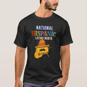 Camiseta Mes de la ceremonia hispana Prideful Latin Spanish