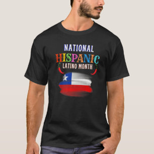 Camiseta Mes de la ceremonia hispana Prideful Latin Spanish