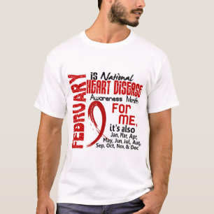 Camiseta Mes de la conciencia de la enfermedad cardíaca