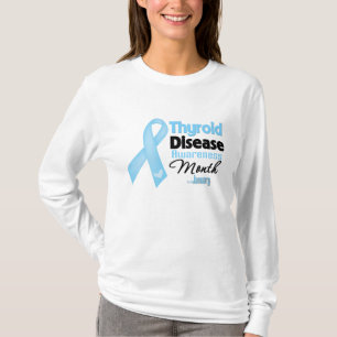 Camiseta Mes de la conciencia de la enfermedad de tiroides