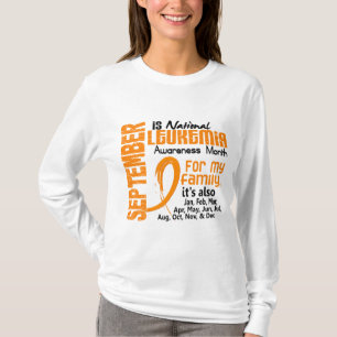 Camiseta Mes de la conciencia de la leucemia