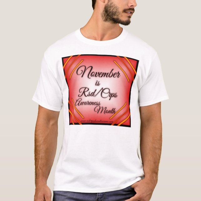 Camiseta Mes de la conciencia de RSD/CRPS (Anverso)